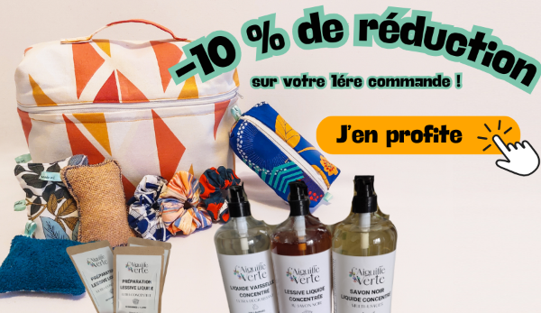 10% de réduction sur votre 1ére commande et frais de port offerts dès 50 € d'achat