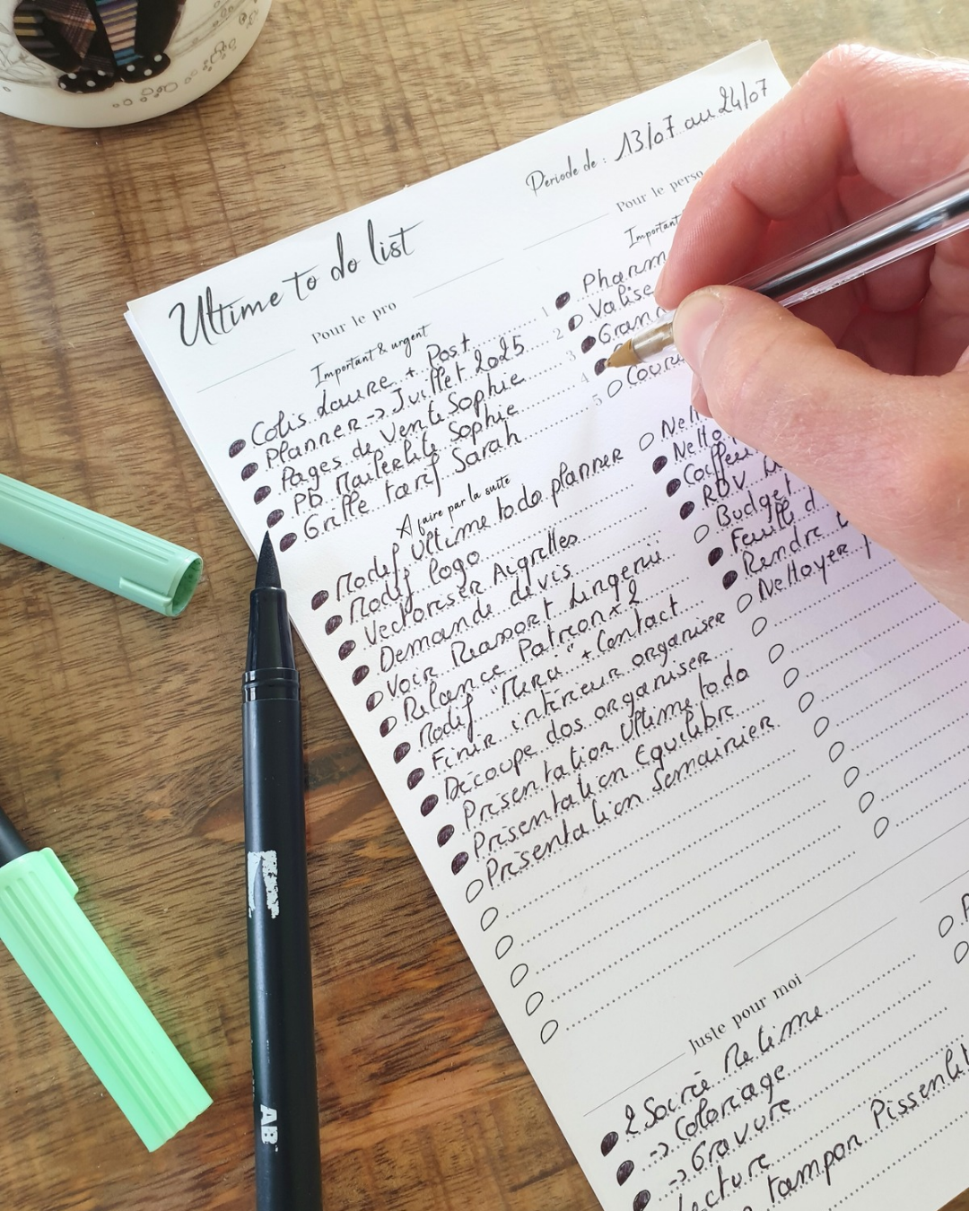 To do list ultime - Papeterie artisanale, française & éthique