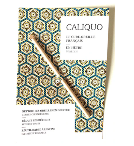 Oriculi le cure oreille en bois appelé aussi Coton tige réutilisable accessoire salle de bain zero dechet Caliquo