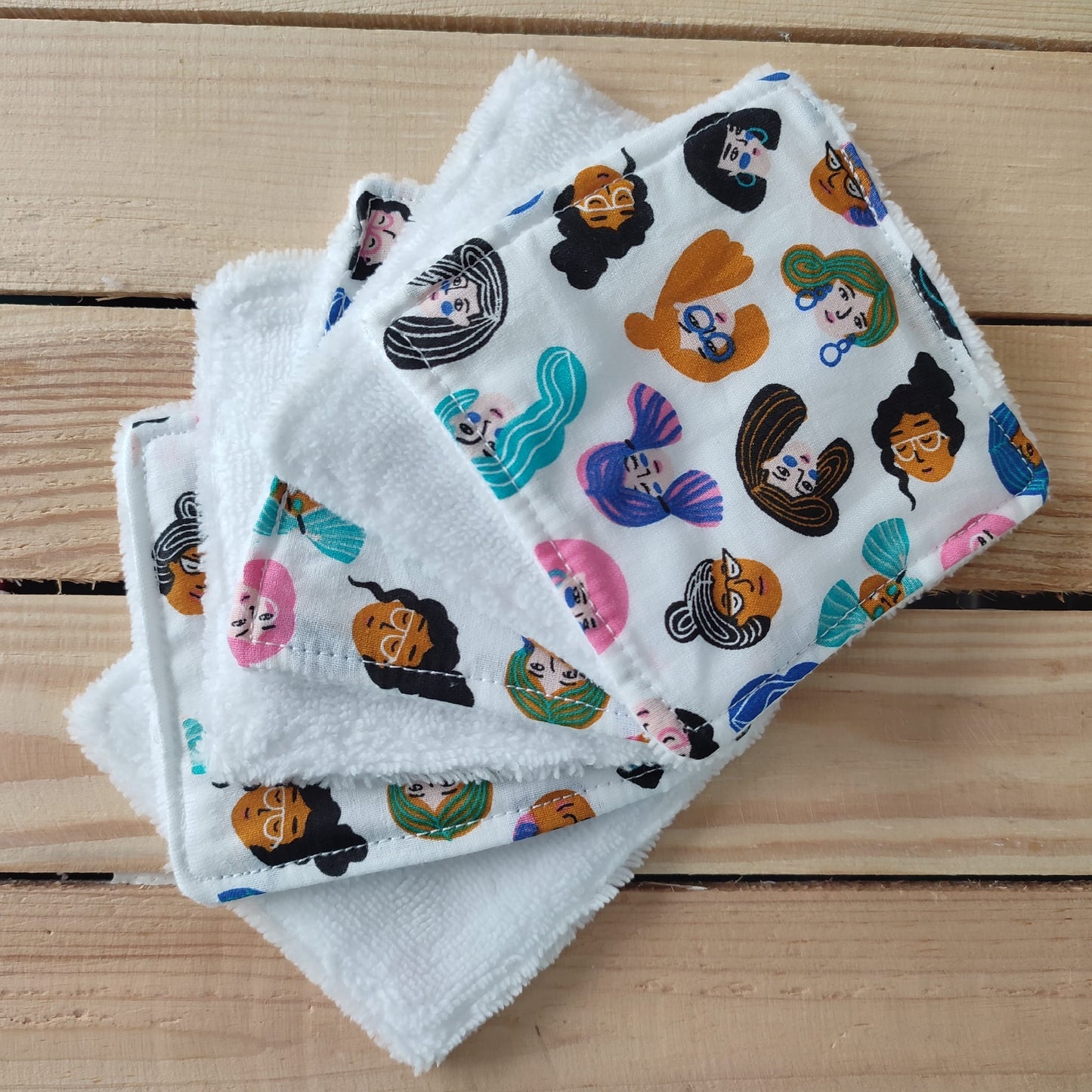 kit lingette lavable lot de 6 lingettes bébé visage démaquillante coffret naissance lingette lavable et réutilisable
