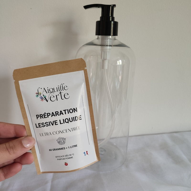 Coffret zéro déchet avec éponge lavable, essuie-tout réutilisable et kit lessive bio – fabrication artisanale française