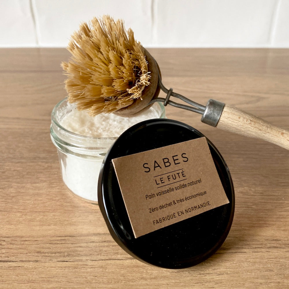 Pain savon vaisselle solide naturel biodégradable. Fabrication artisanale et éco-responsable en Normandie.