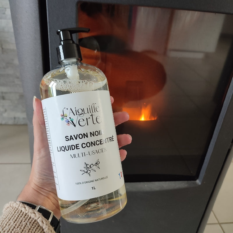 Savon noir liquide ultra efficace et concentré. Multiusage encore plus polyvalent que le vinaigre blanc