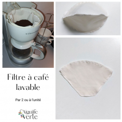 Filtre à café lavable et réutilisable pour cafetière à filtre en coton fini les tonnes de dosettes dans votre poubelle