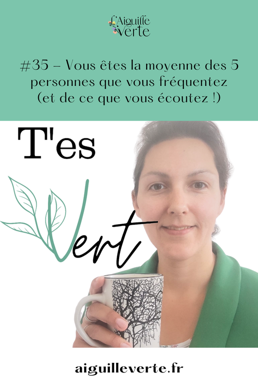 #35 - Vous êtes la moyenne des 5 personnes que vous fréquentez (et de ce que vous écoutez !)