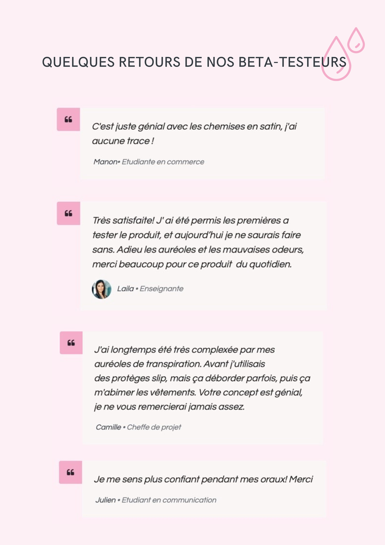 Patch anti-auréole & anti-odeur - pack découverte Mea Huna