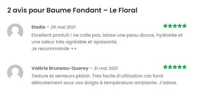 Baume hydratant apaisant corps. Au contact de la chaleur de votre corps, il fond et il ne reste plus qu’à masser