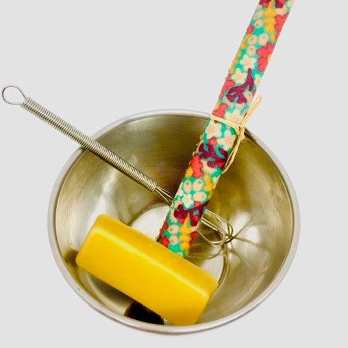 kit de ré-enduction bee wraps, emballage alimentaire 100% naturel et réutilisable à base de cire d'abeille