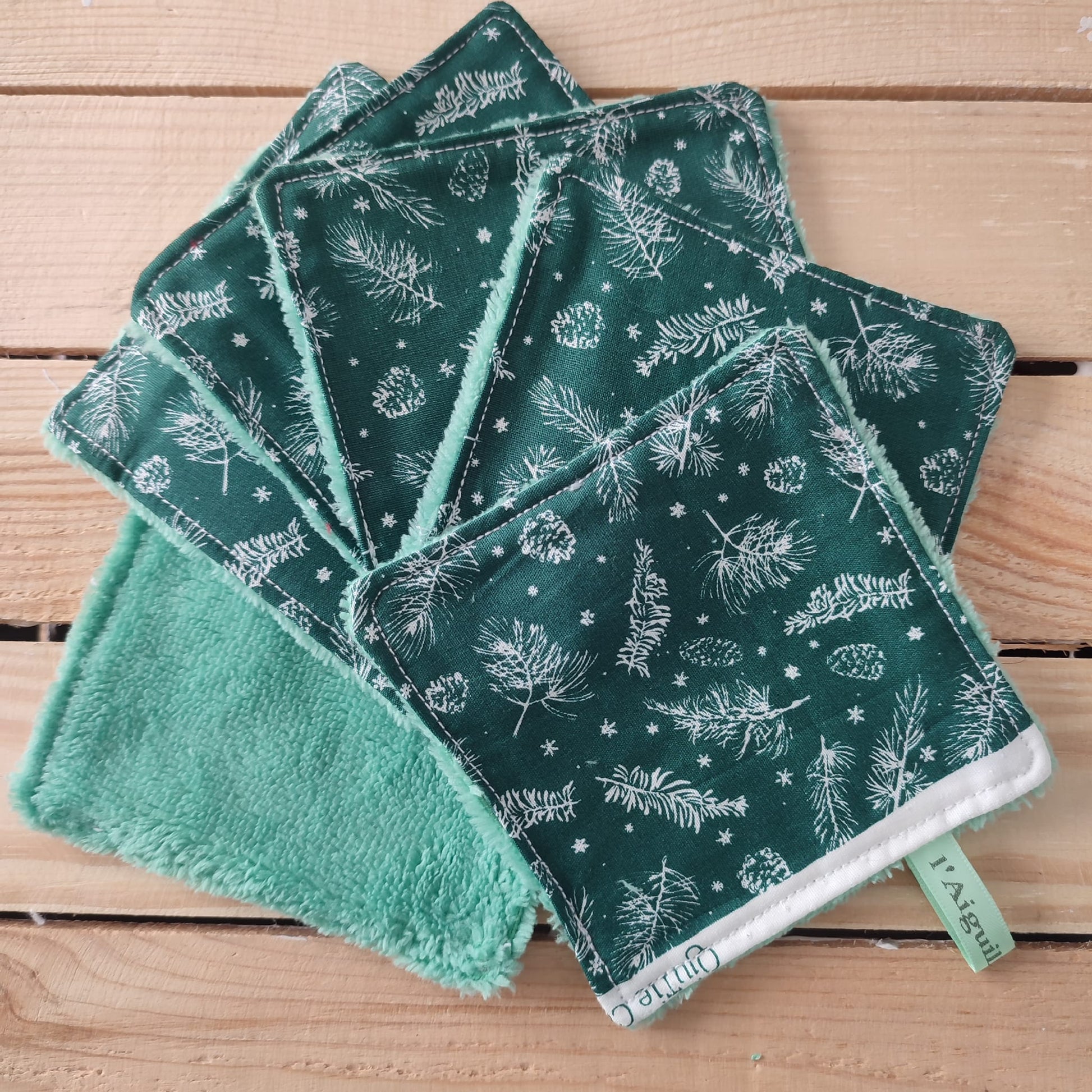 kit lingette lavable lot de 6 lingettes bébé visage démaquillante coffret naissance lingette lavable et réutilisable