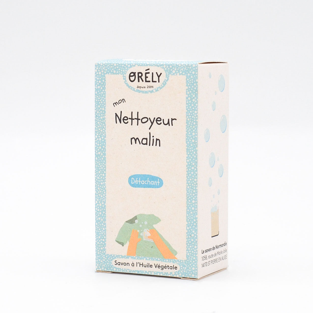 Savon détachant naturel et efficace formule végétale et bio peut être utilisé sur tous les textiles comme la soie ou la laine.