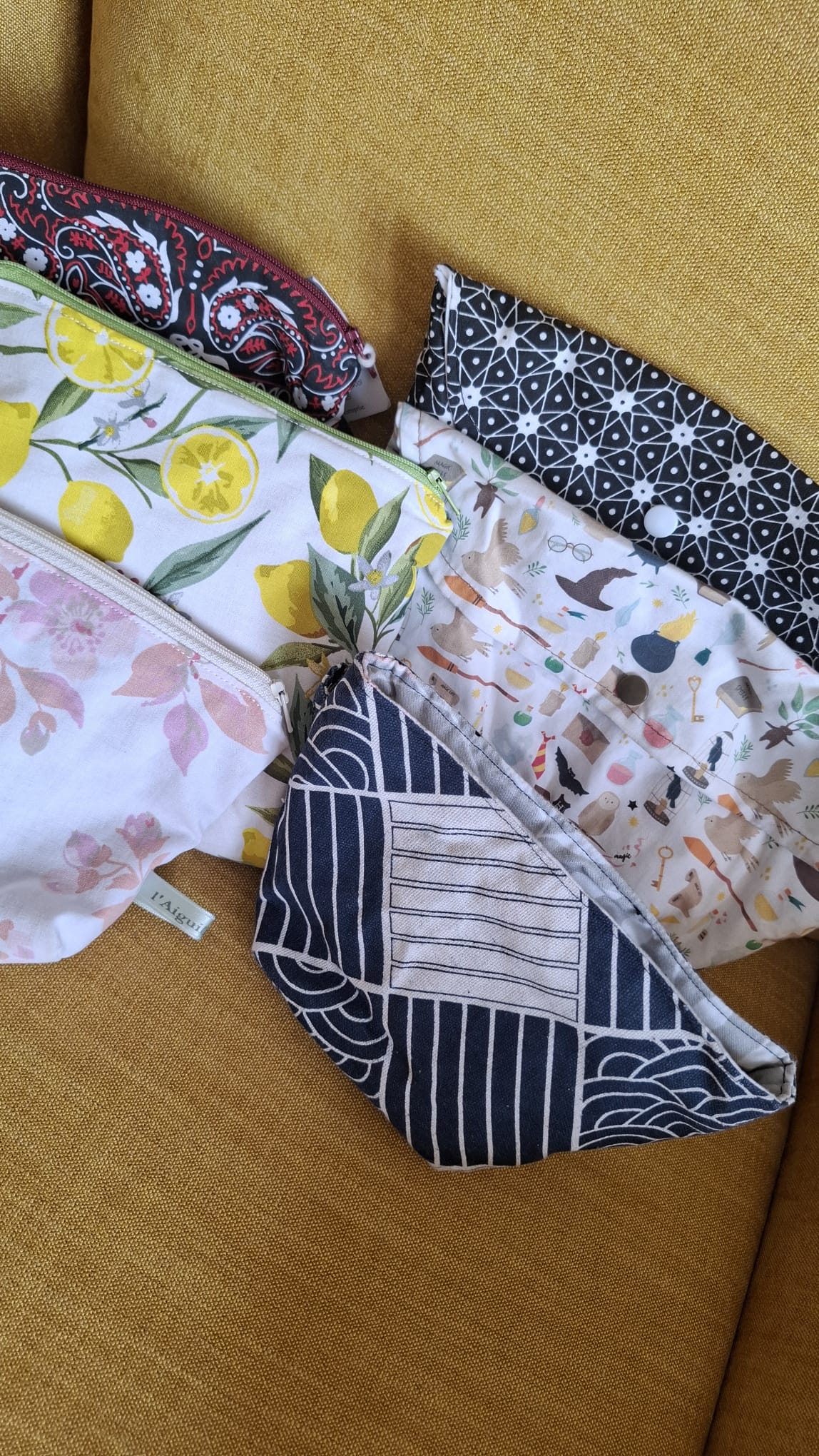 Trousse / Pochette à soufflet - format moyen